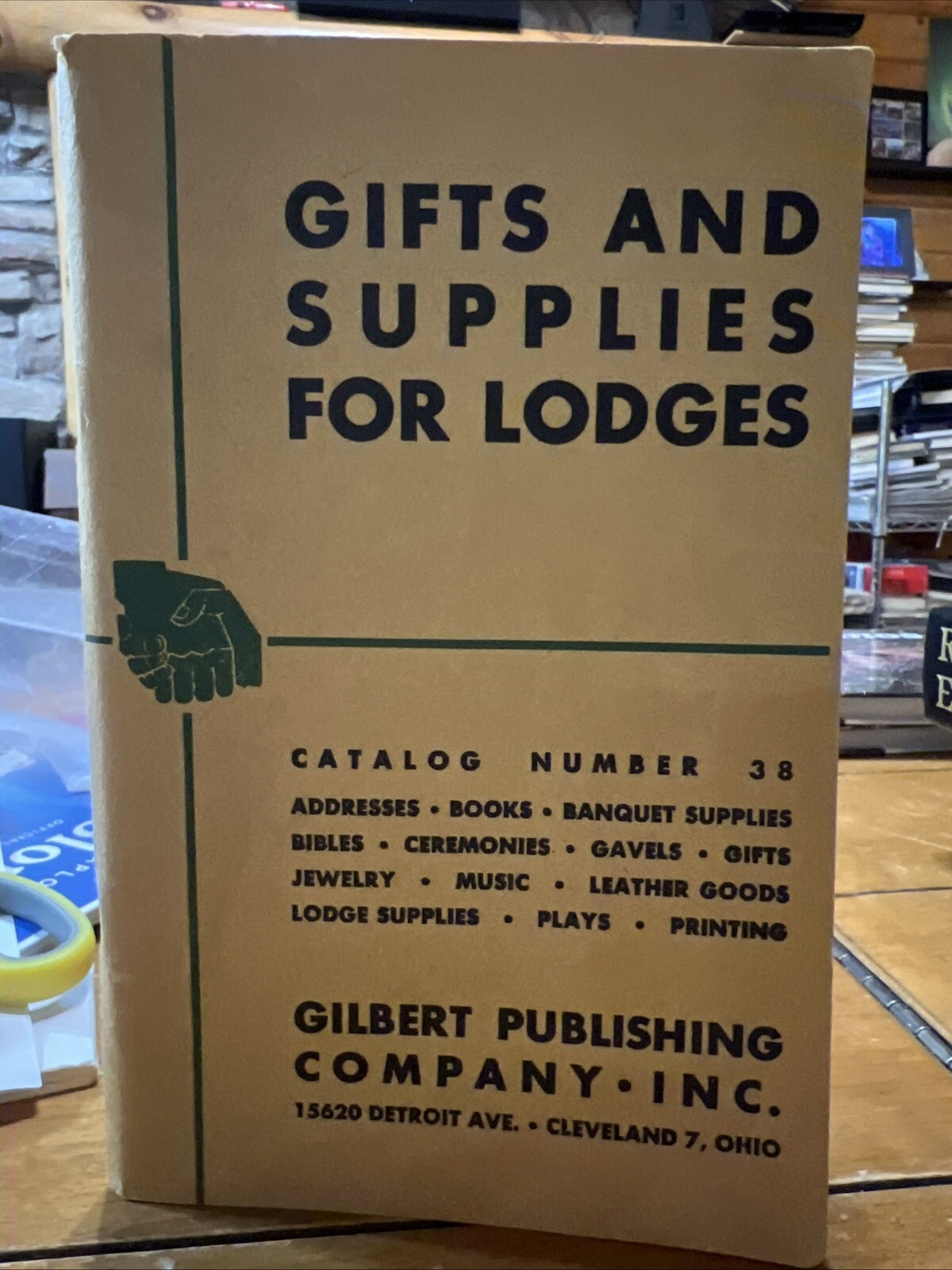 Gifts And Supplies For Lodges For Order Of Eastern Star, 1955, PB
