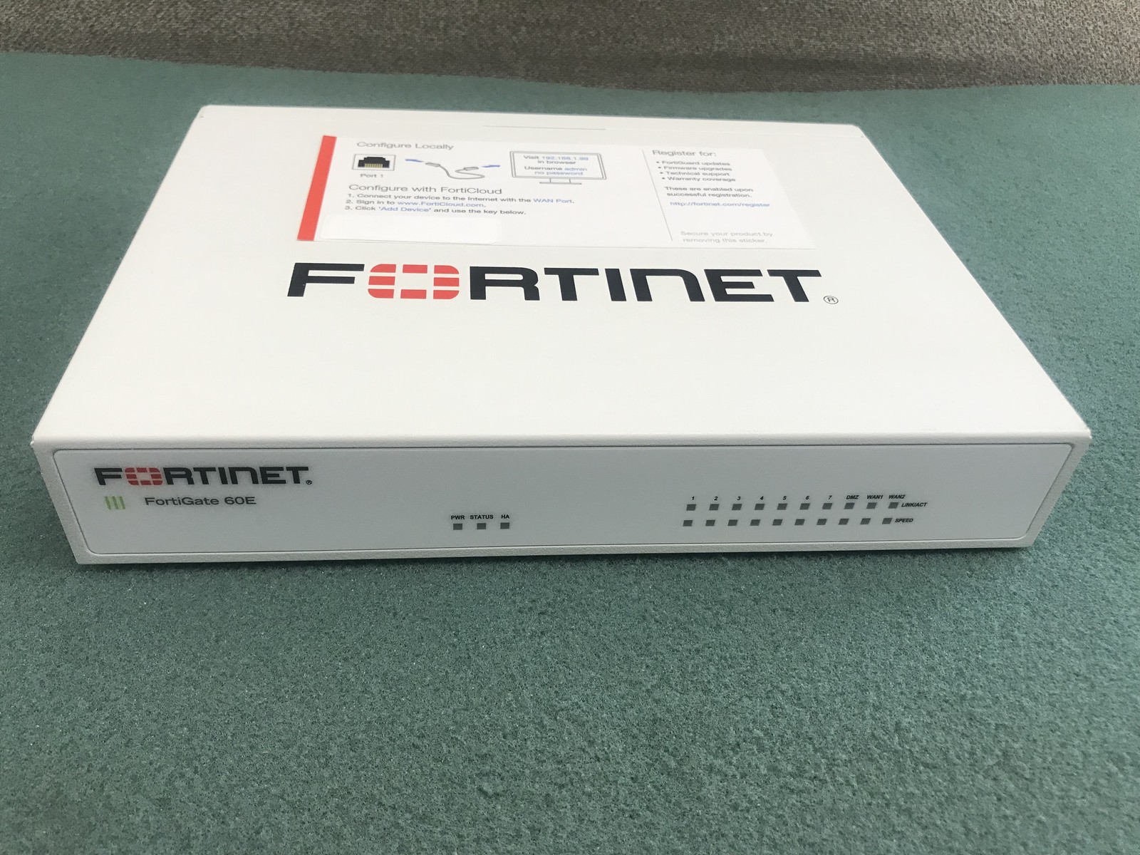 Fortinet Fortigate-60E FG-60E Firewall - CFW2A
