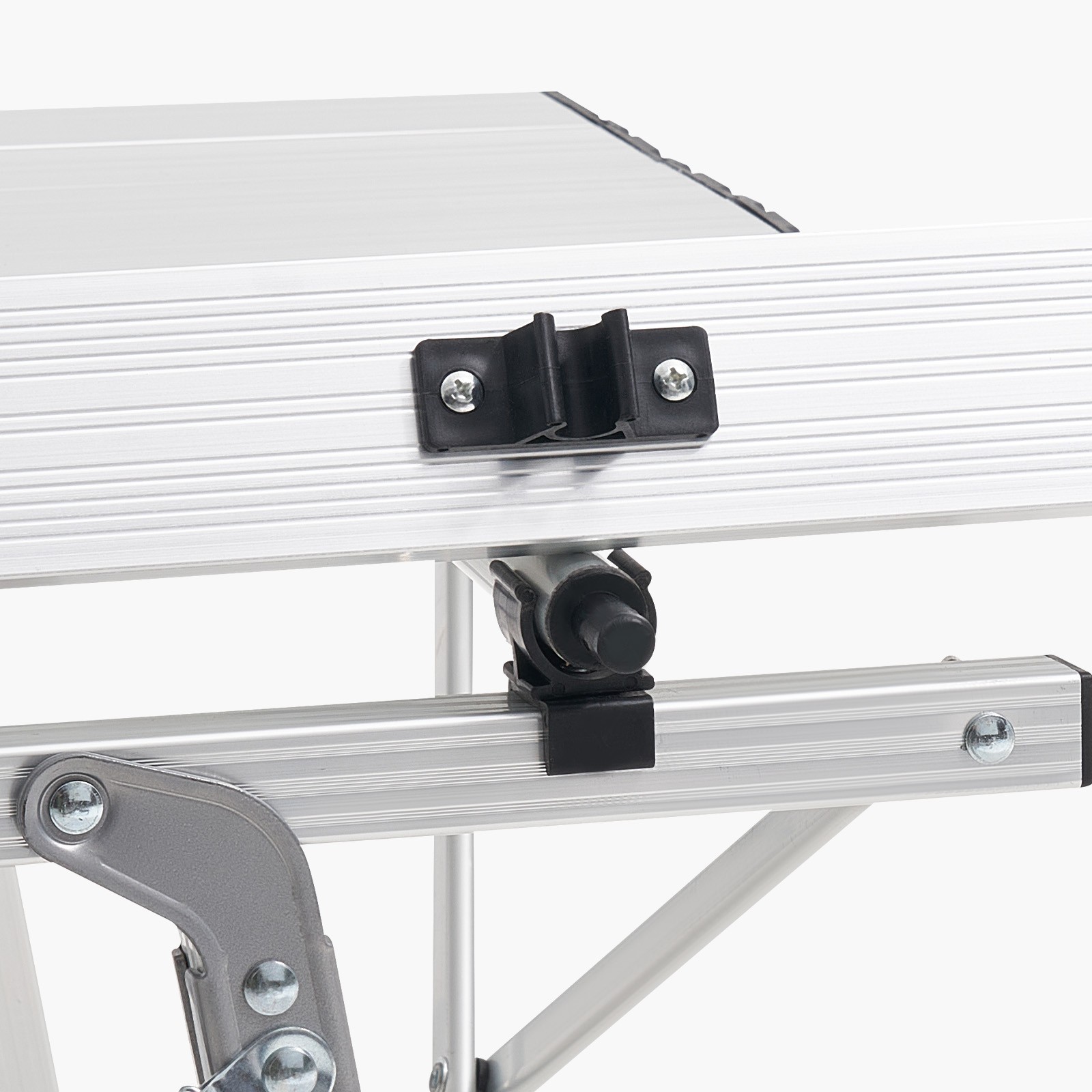 Ultralight Folding Camping Table Aluminum Roll Up with Mesh Layer