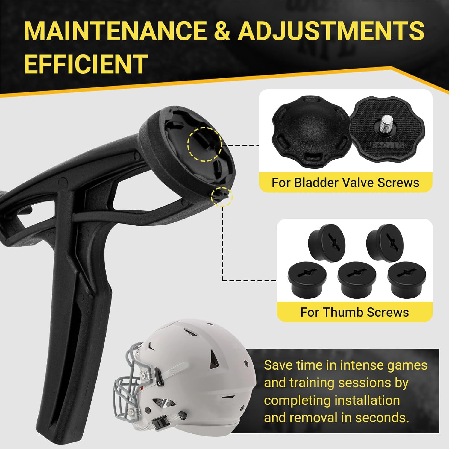 Riddell Speedflex Helmet Quick Release Tool Kit with Chinstrap Repair Components