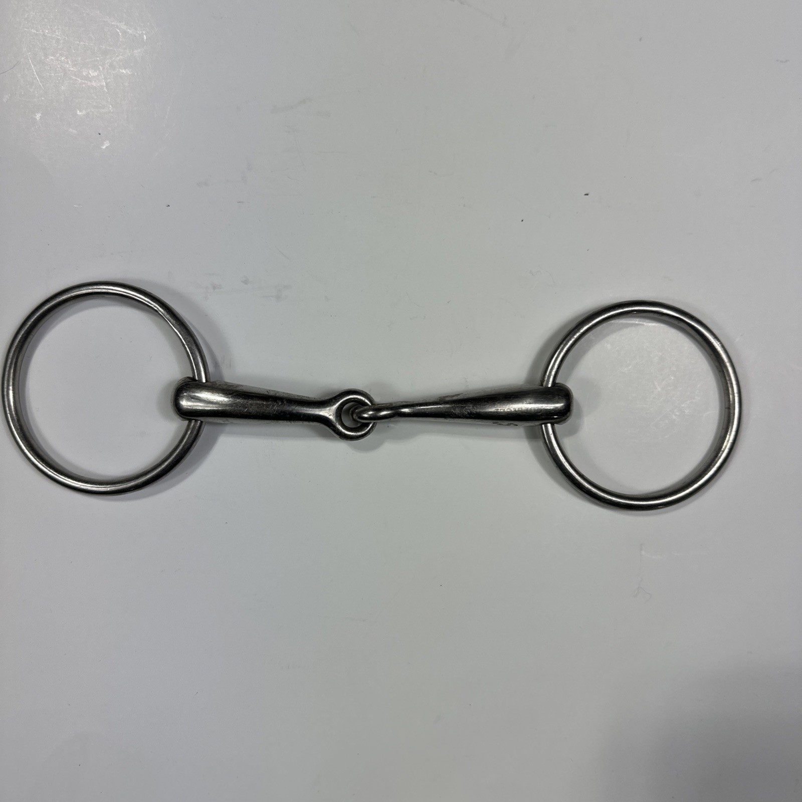 Loose Ring Snaffle Bit 4.75" Stainless Horse Mouthpiece 3" ring Equestrian Tack