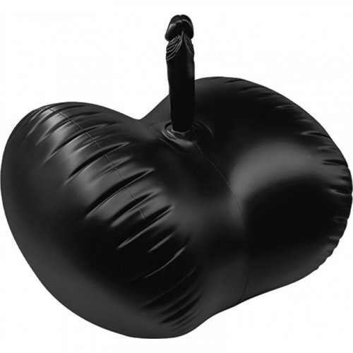 Bouncy Baller Inflatable Cushion with Dildo