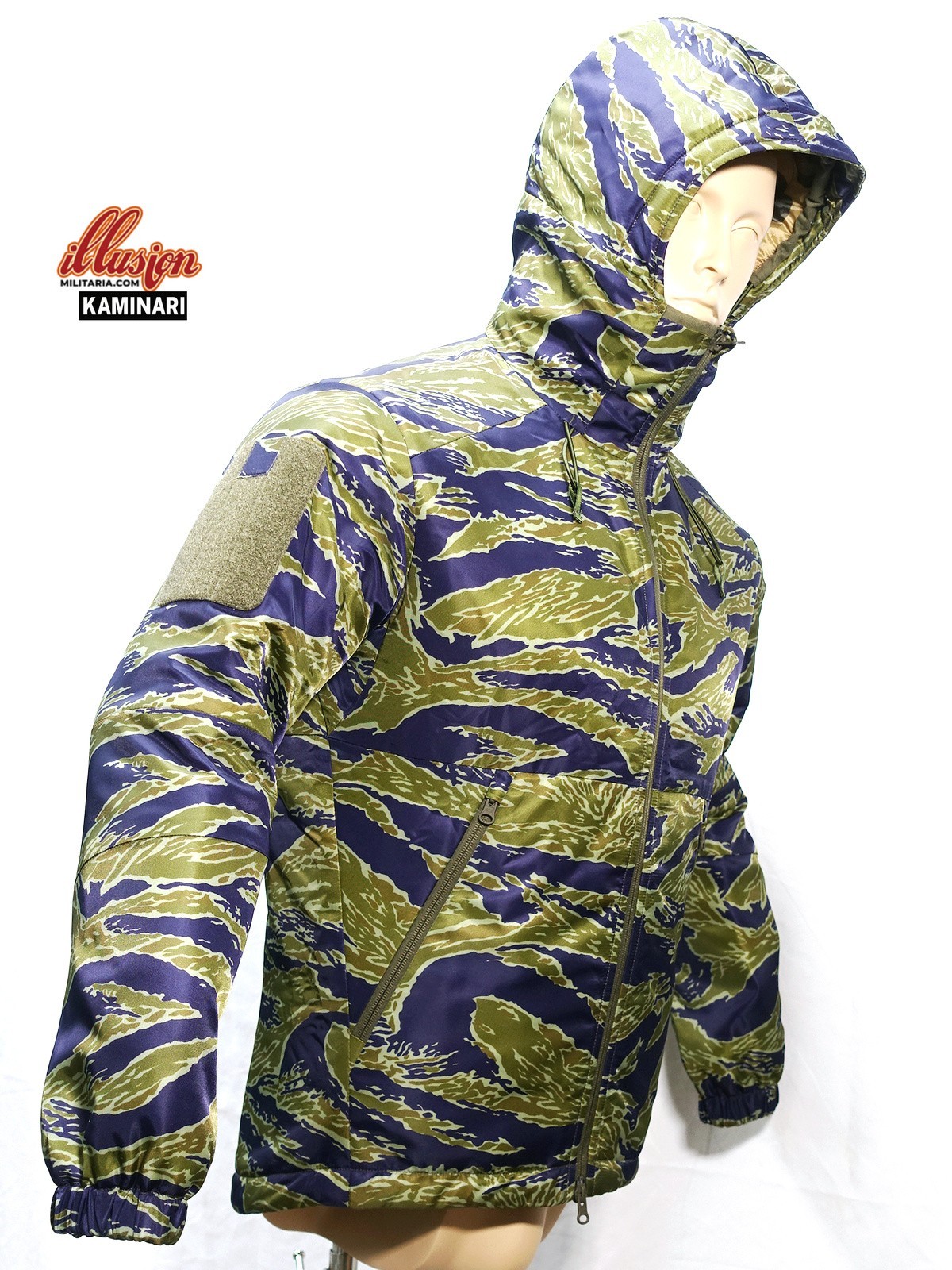 nylon Thermo Hoodie，camouflage Seawave VMD tiger stripe