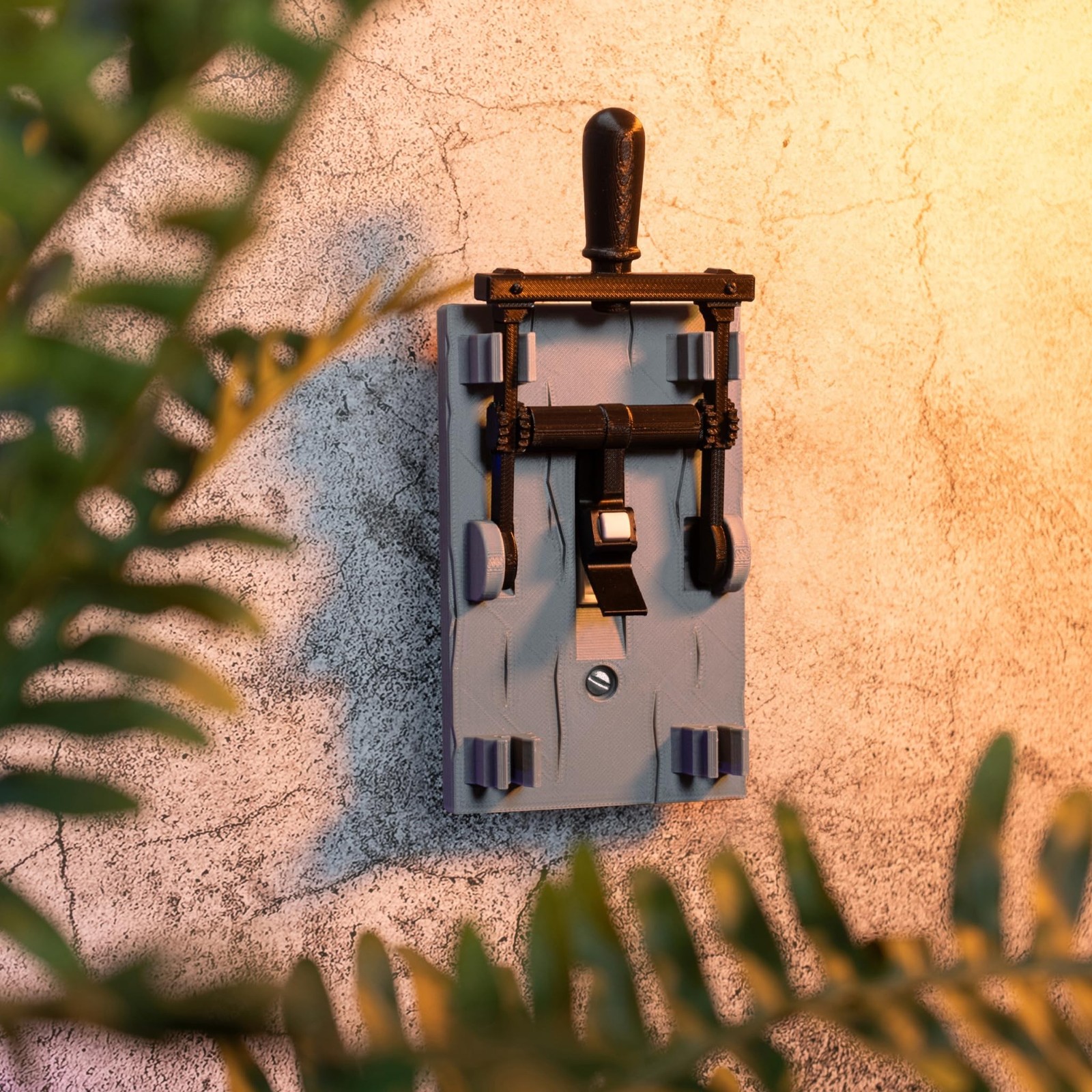 Frankenstein Light Switch Cover (Toggle, Grey) Toggle 1 Switch