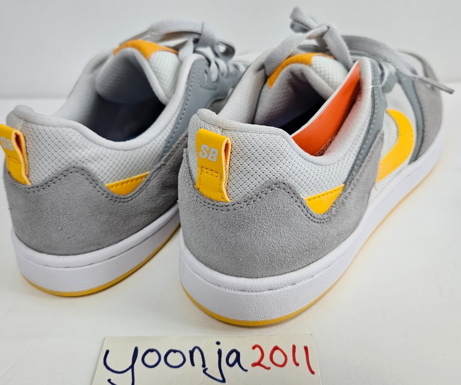 Nike SB Alleyoop - US Size 10 - Particle Grey/University Gold - CJ0882 002
