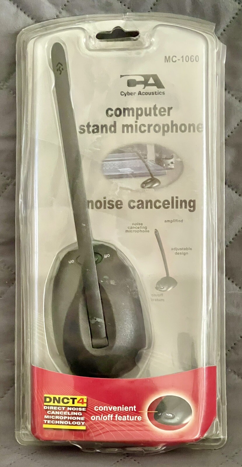 Cyber Acoustics MC-1060 Computer stand microphone noise canceling FREE SHIPN 📦