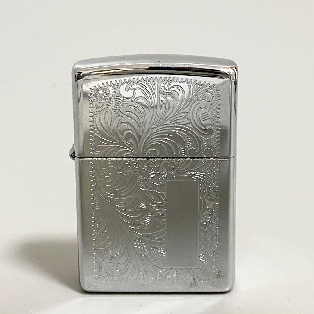 Zippo Mickey Silver Oil Lighter with Case Used
