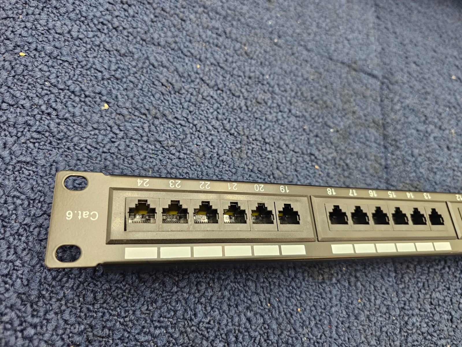 ADI PRO 0E-C6PP24 CAT6 24-Port Patch Panel 19 inch 1U Rack Mount