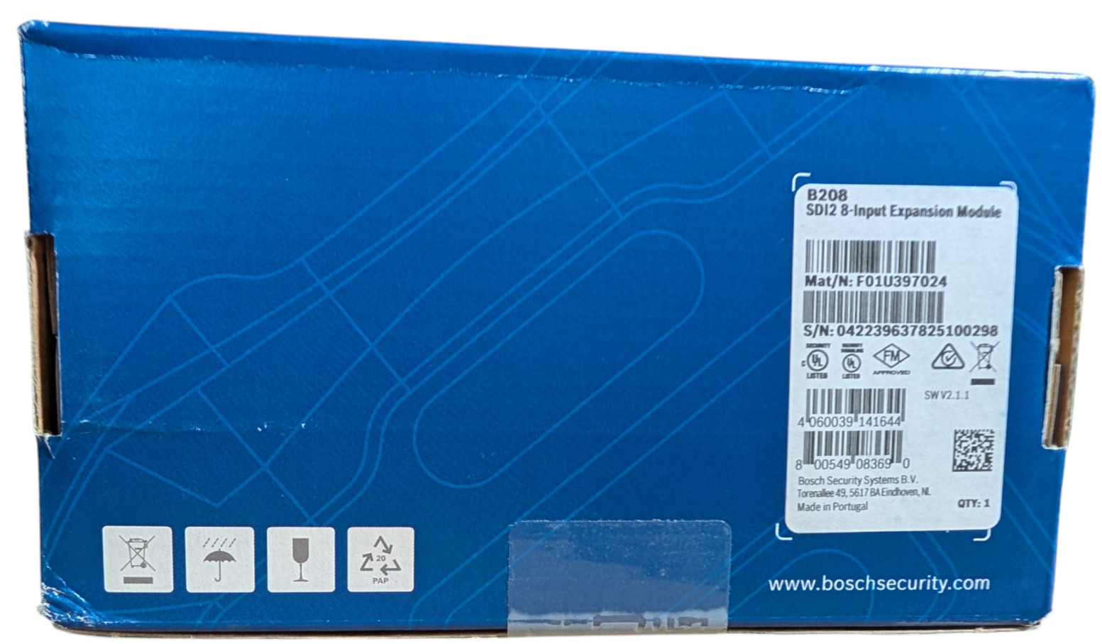 Bosch B208 Octo-Input Alarm Control Panel Expansion Module