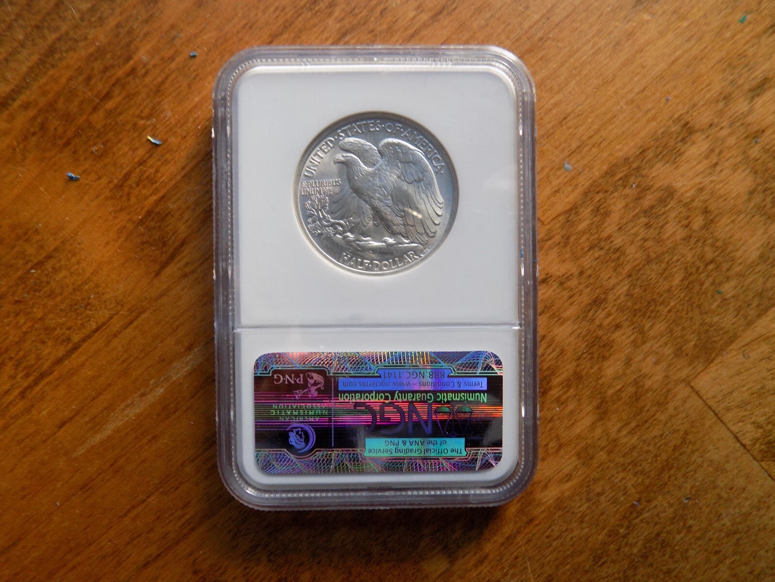 1936 WALKING LIBERTY HALF DOLLAR NGC 63