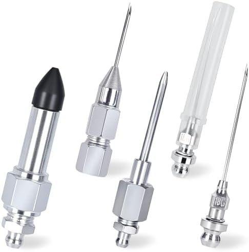 5 Pc Grease Gun Needle Accessory Set