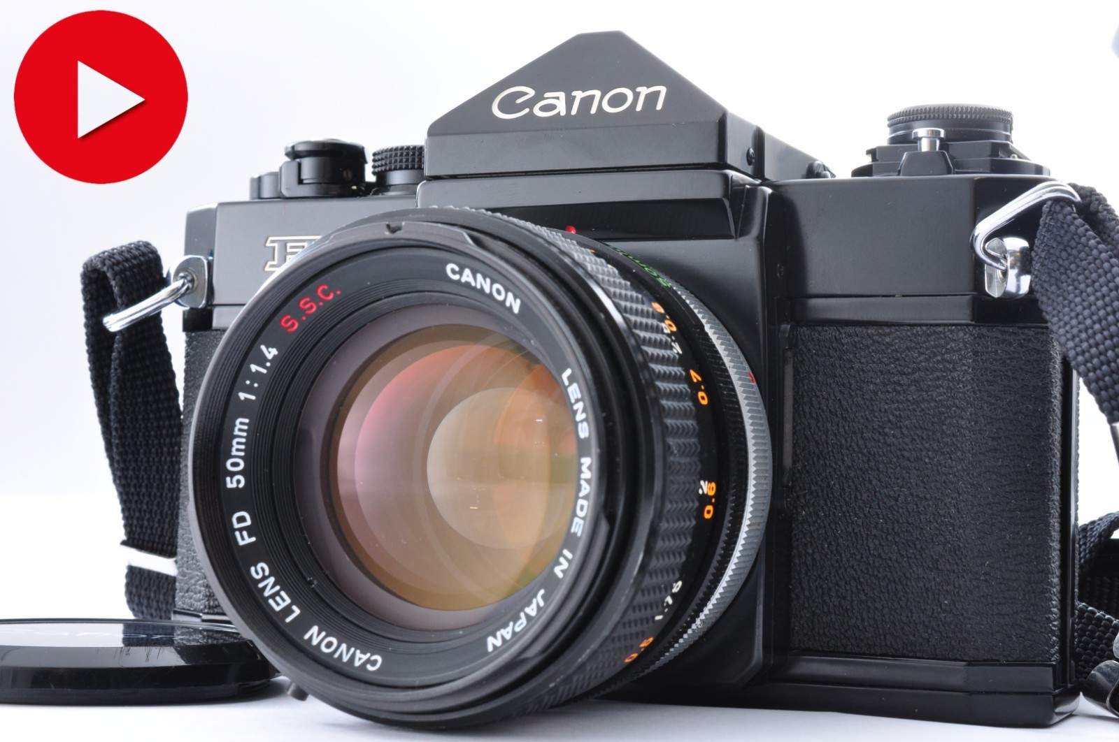 [US Duty Paid] Film tested Canon F-1 Late Film Camera FD 50mm f1.4 SSC JAPAN 111