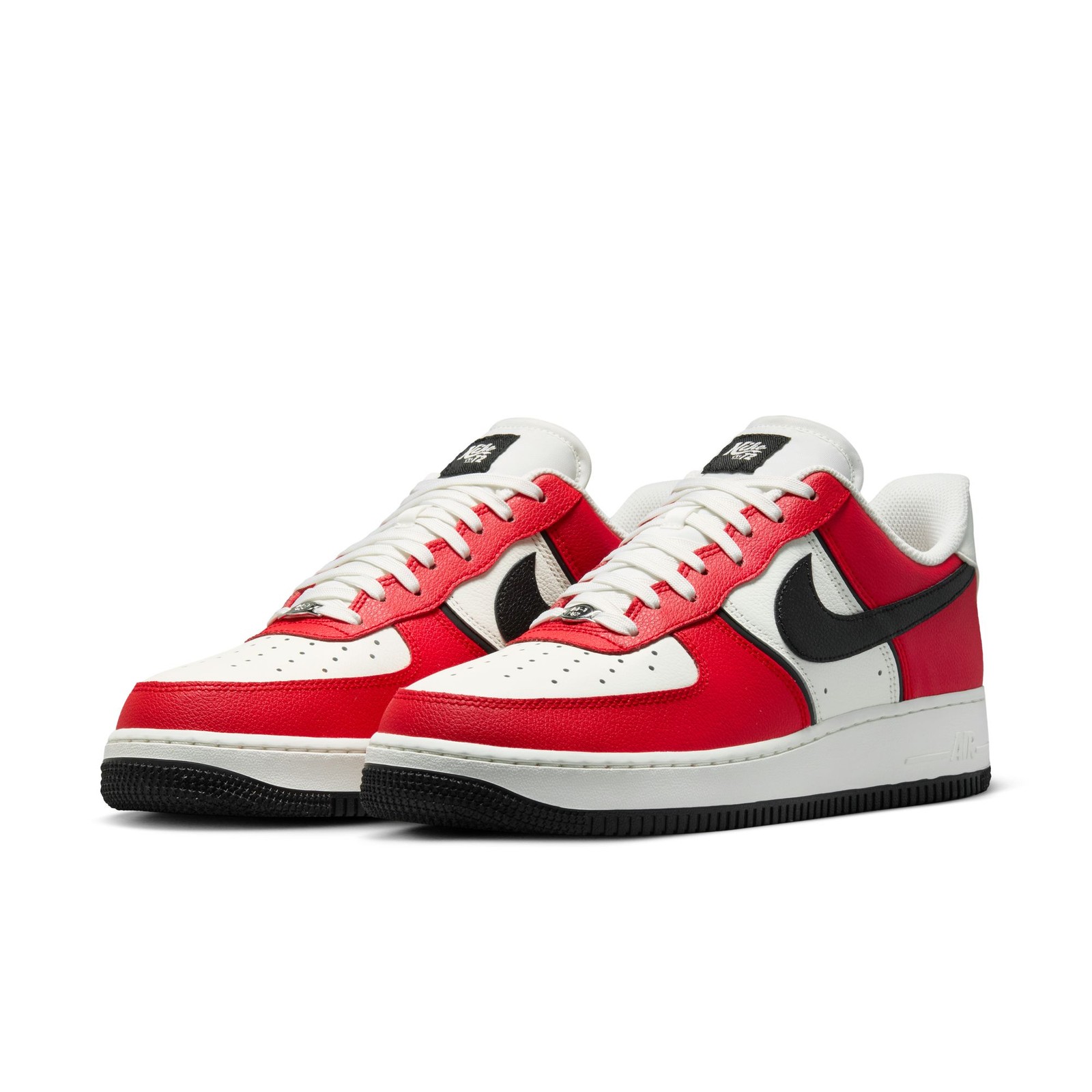 MENS NIKE AIR FORCE 1 07 LV8 IM5752-600 UNIVERSITY RED/BLACK-SAIL-SIZE 13
