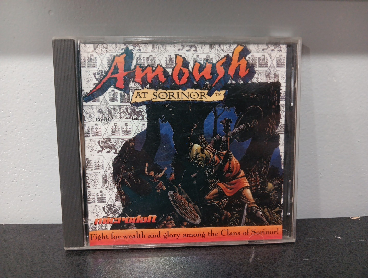 Ambush At Sorinor Mindcraft Software 1992 PC Cd Software Microdaft Vintage Game