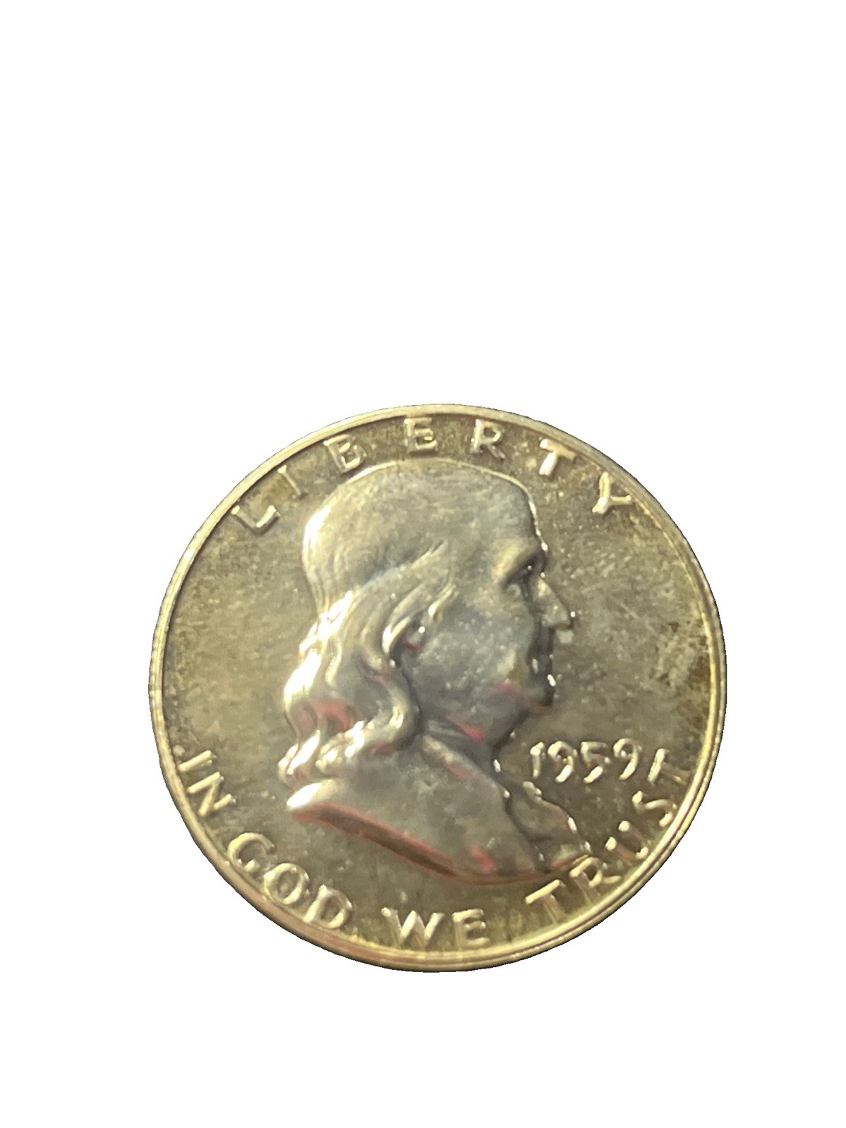 1959 Franklin Half Dollar Mirror Brilliant Finish - Raw Coin - You Grade