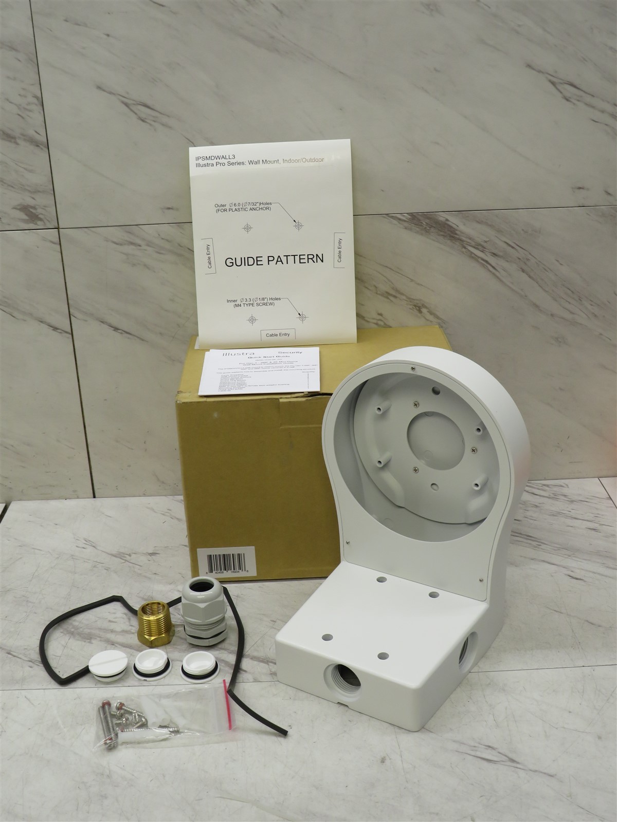 Open Box Illustra IPSMDWALL3 Wall Mount Kit Indoor/Outdoor FREE SHIPPING