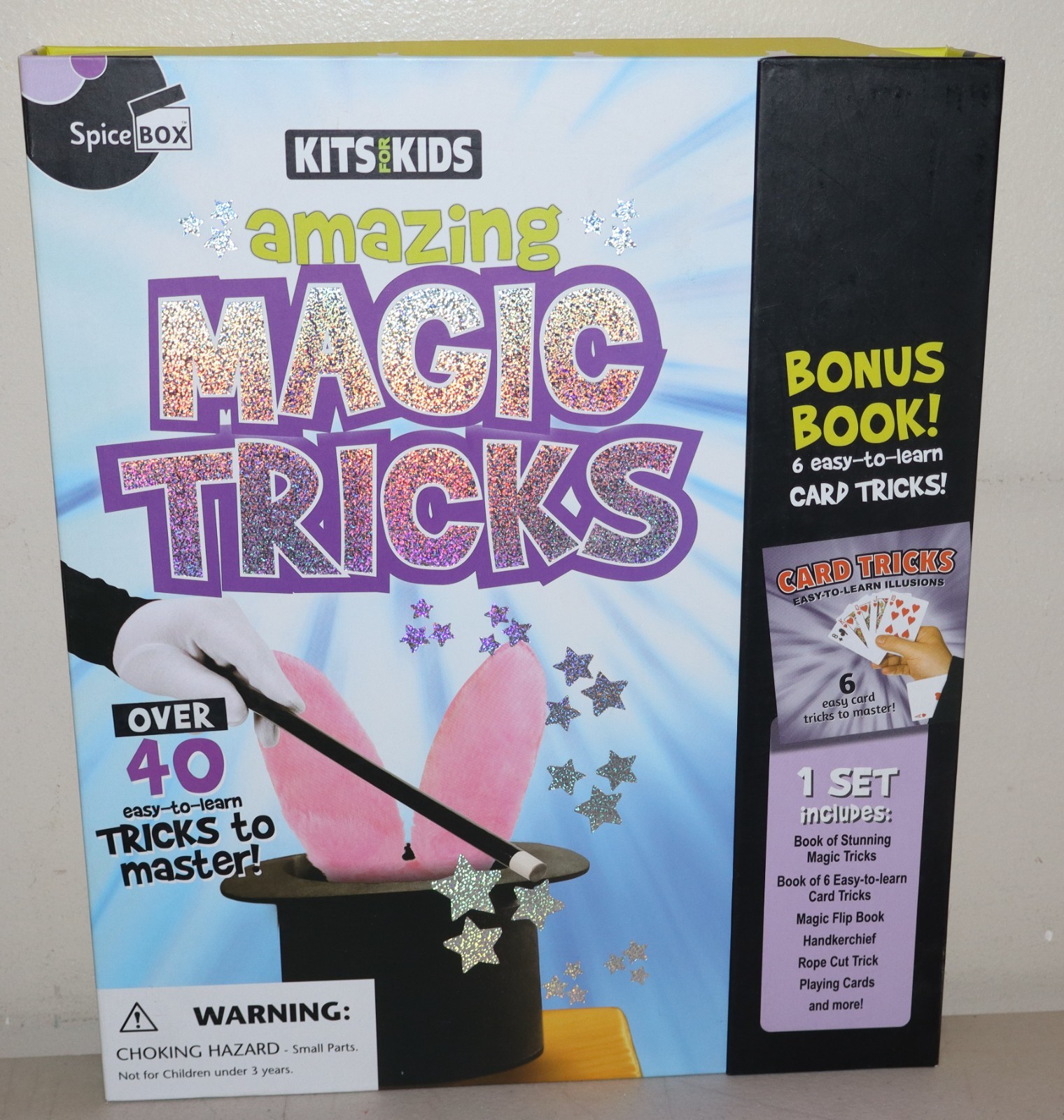 Amazing Magic Tricks Kits for Kids with Book of Stunning Magic Tricks