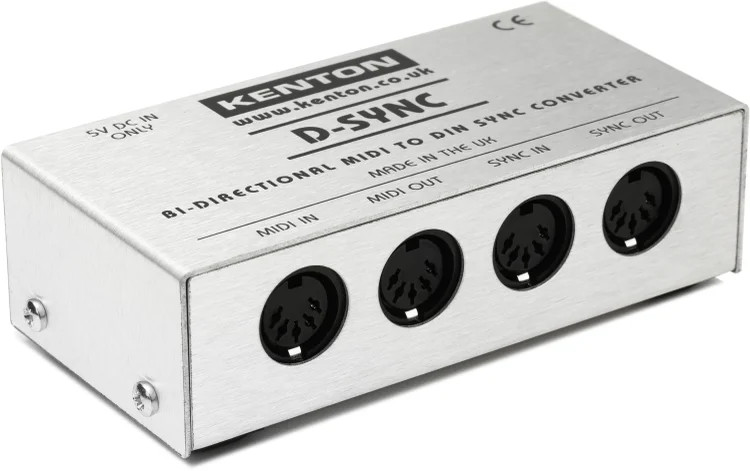 Kenton D-Sync Bi-directional MIDI to DIN Sync Converter