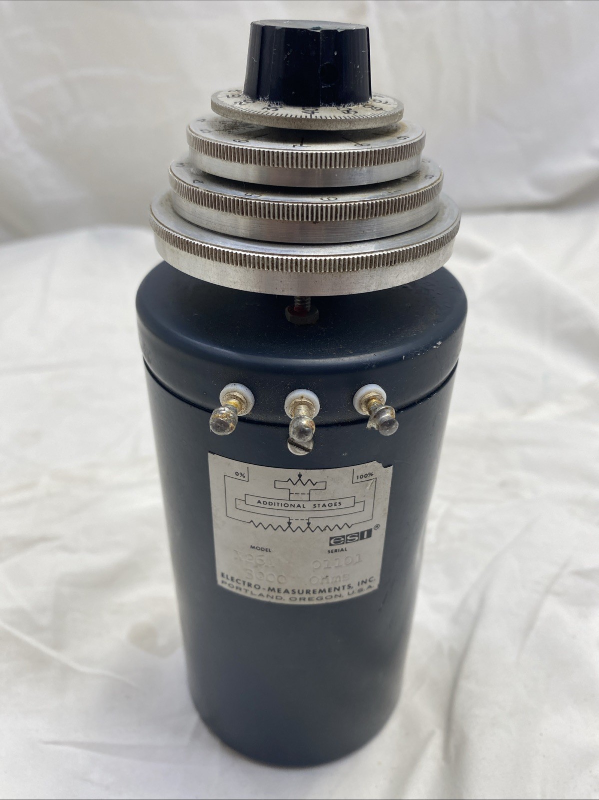 Esi Decade Resistor Total Resistance 3k Ohms Tested Look To Description S1