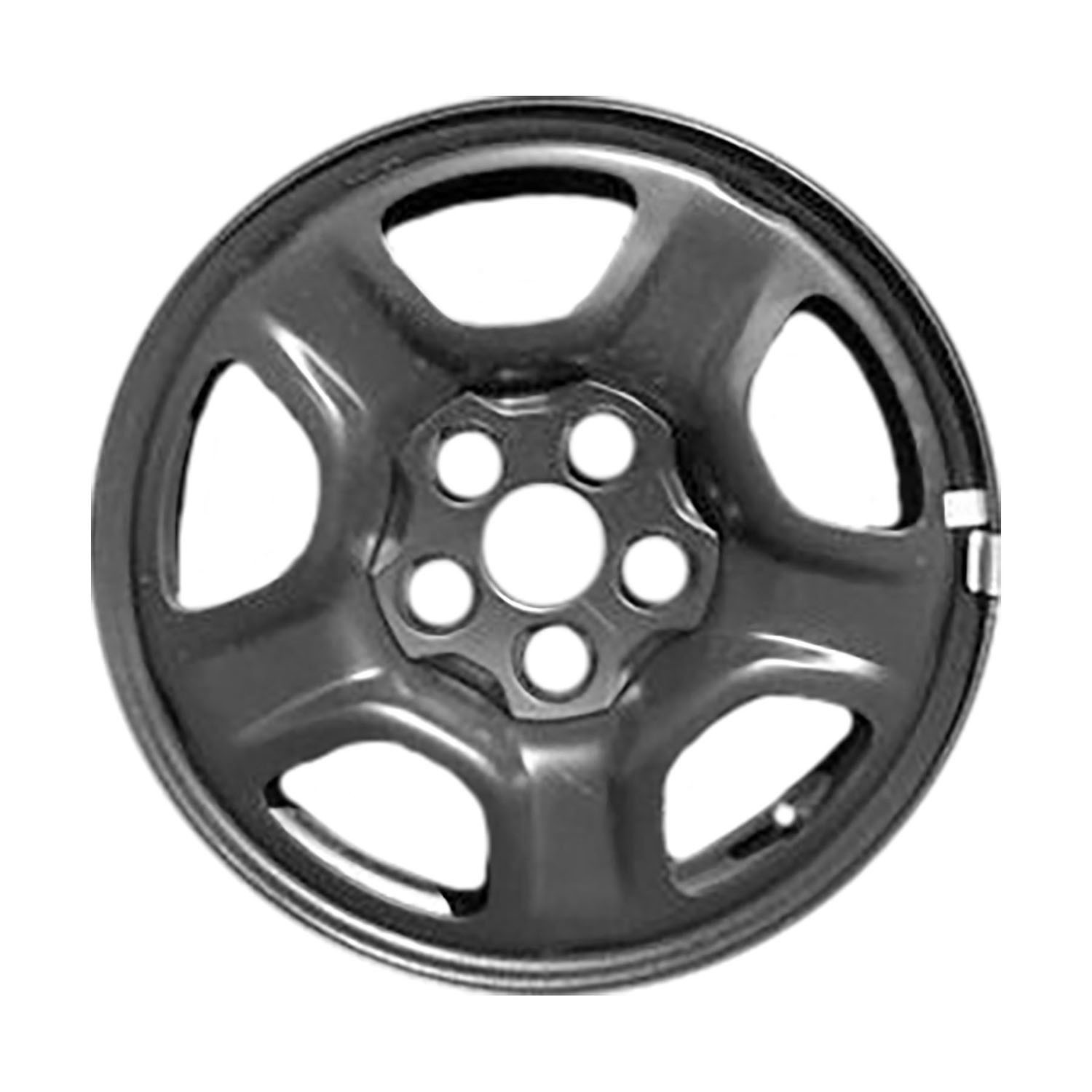 09186 Reconditioned OEM 16x6.5 Black Steel Wheel Fits 2017-2022 Jeep Compass