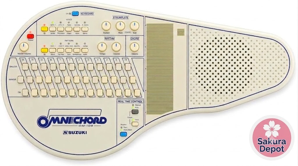 Suzuki Omnichord OM-108 Electronic Musical Instrument Synthesizer AutoHarp Japan