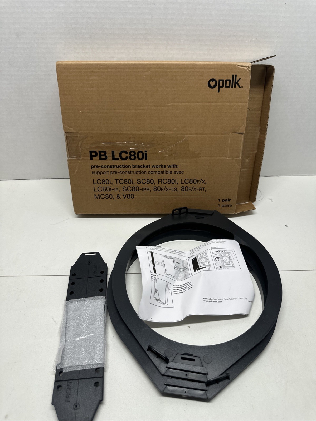 Polk Audio PB LC80i Pre-Construction Brackets