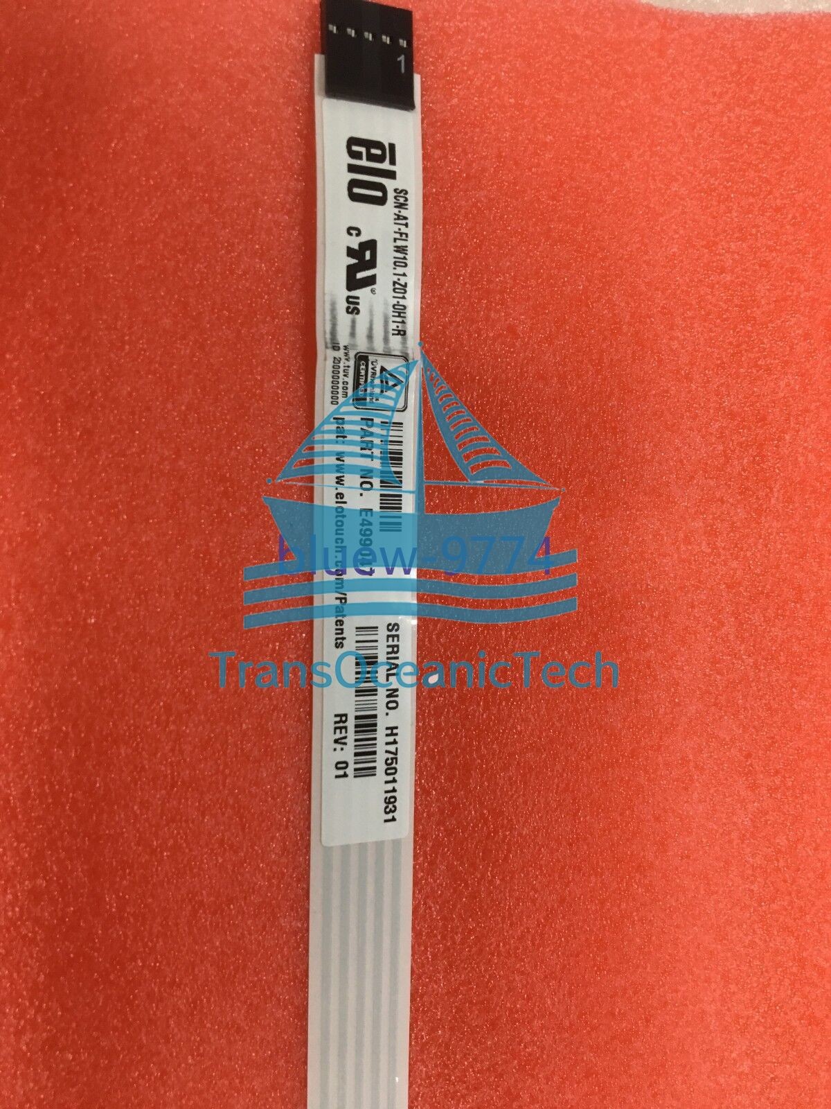 NEW   E499047 SCN-AT-FLW10.1-Z01-0H1-R TOUCH glass +Tracking ID