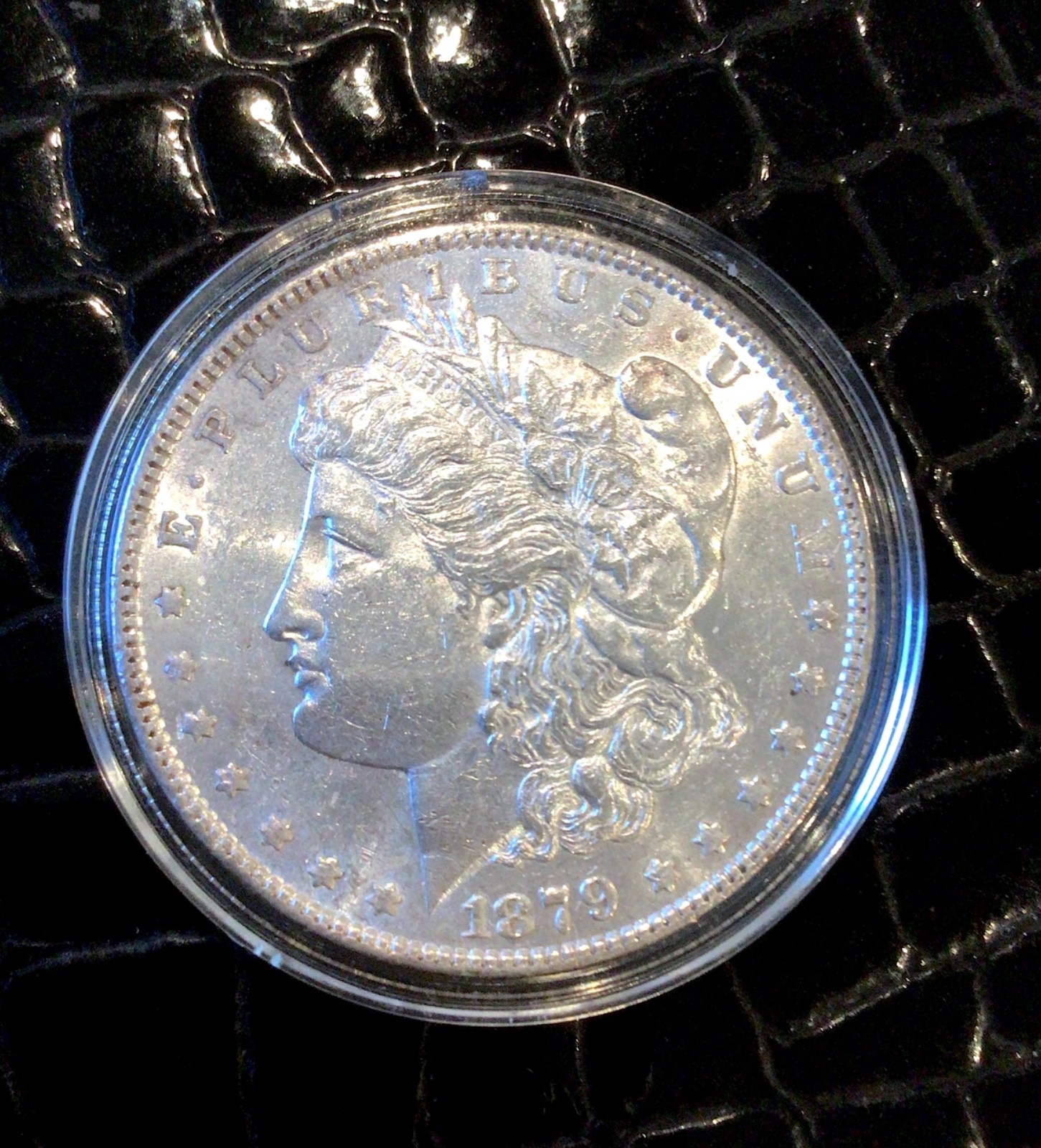 Rare 1879 Morgan Silver Dollar Uncirculated +