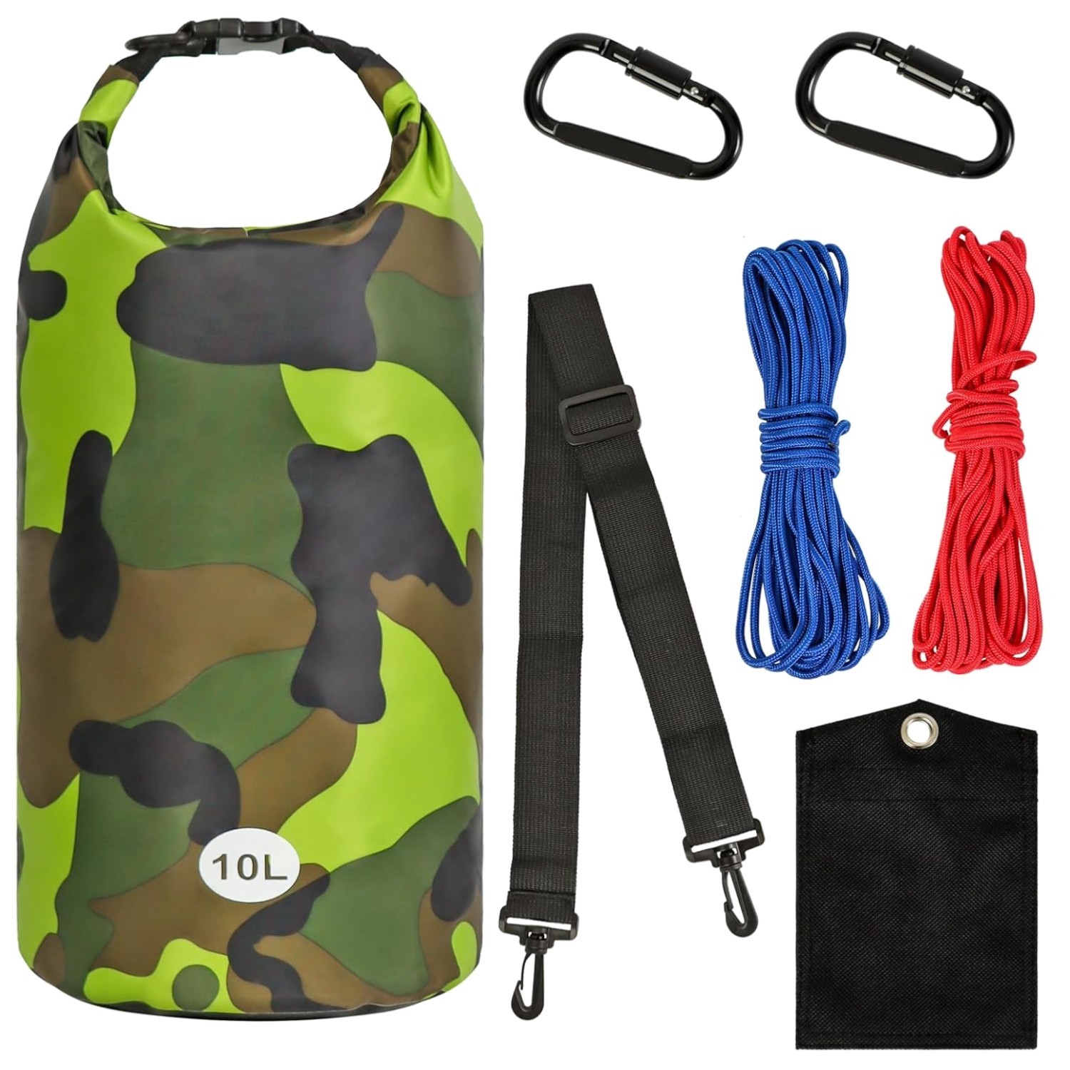 Waterproof 10L Bear Proof Food Bag Kit for Camping Backpacking Ultralight Gea...