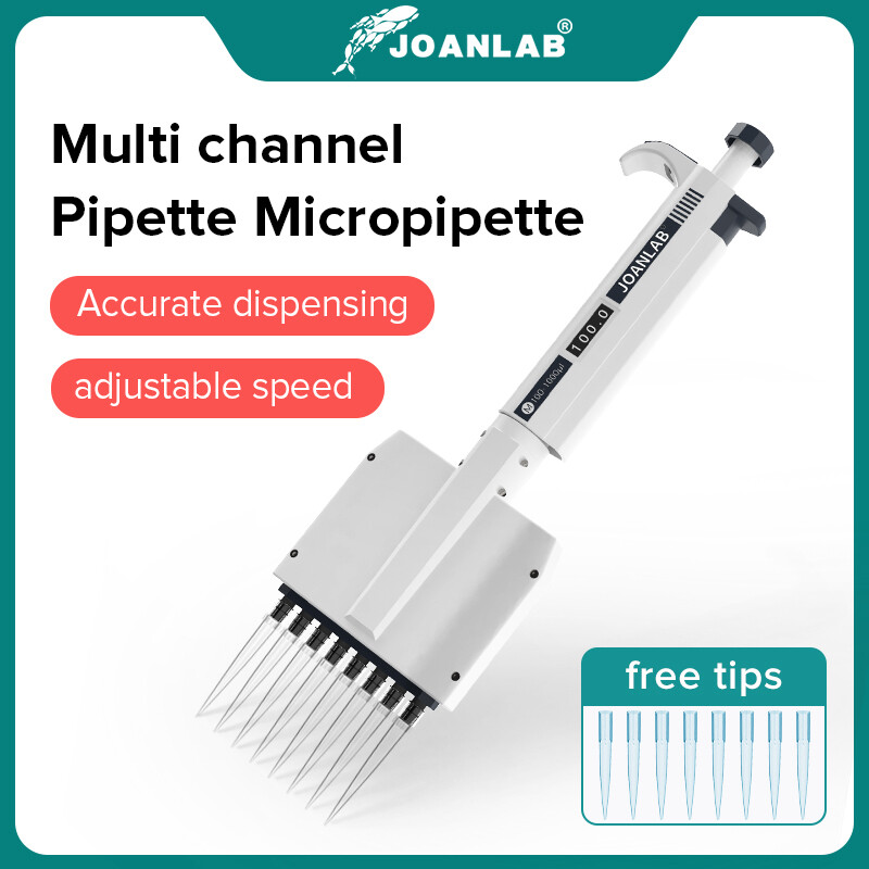 Multichannel Pipette Lab Adjustable Micropipette 8 Channels Pipet 12 Channels US