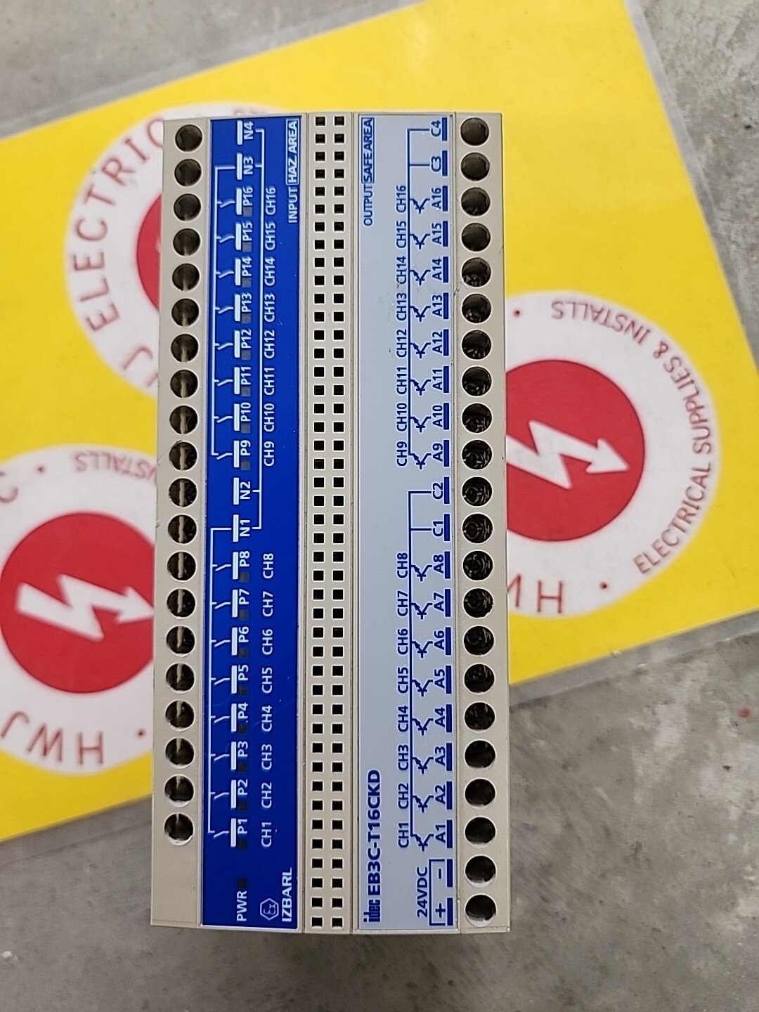 IDEC EB3C-T16CKD Barrier Relay, USED 24VDC