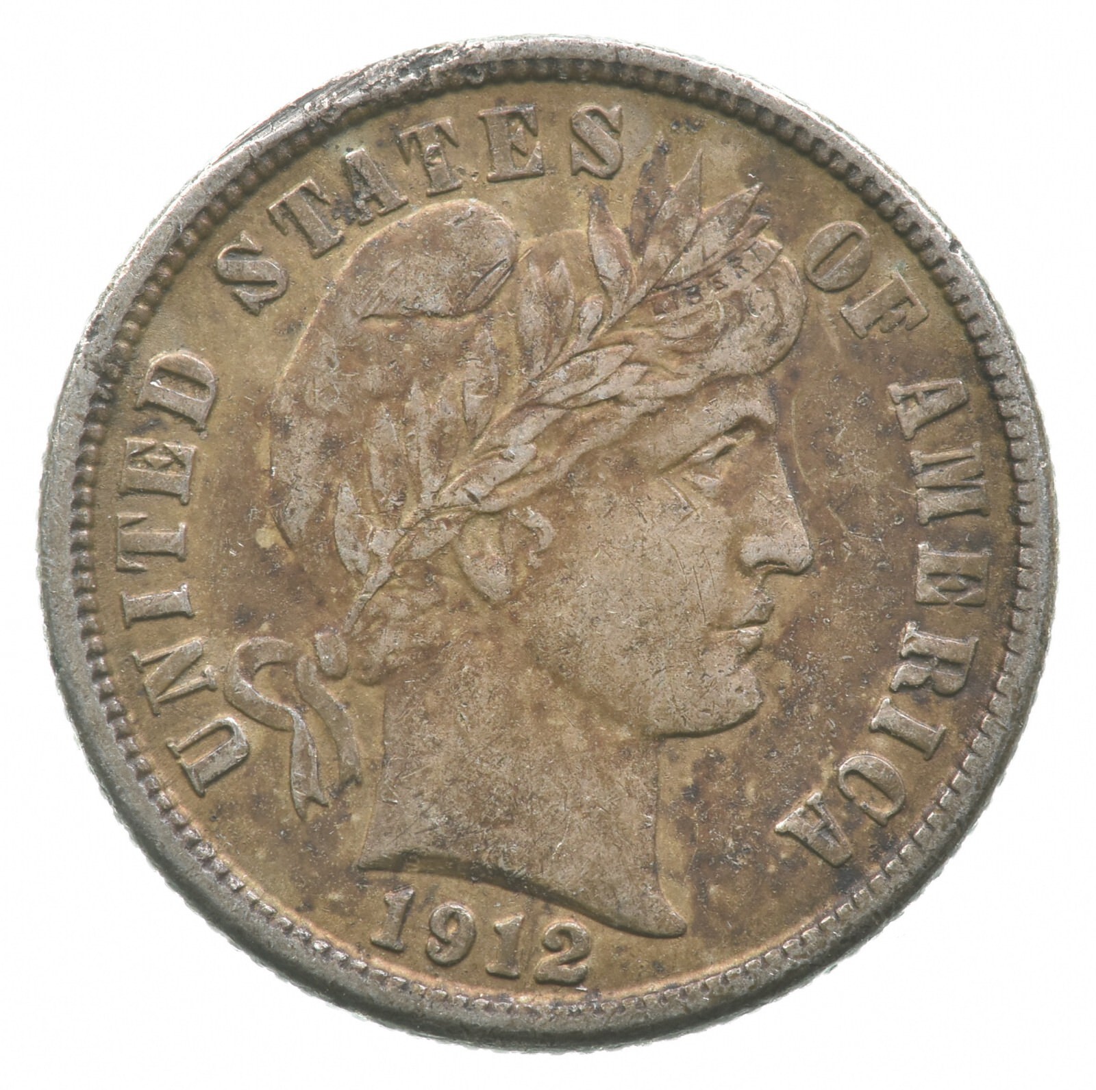 1912-D Barber Dime *8334