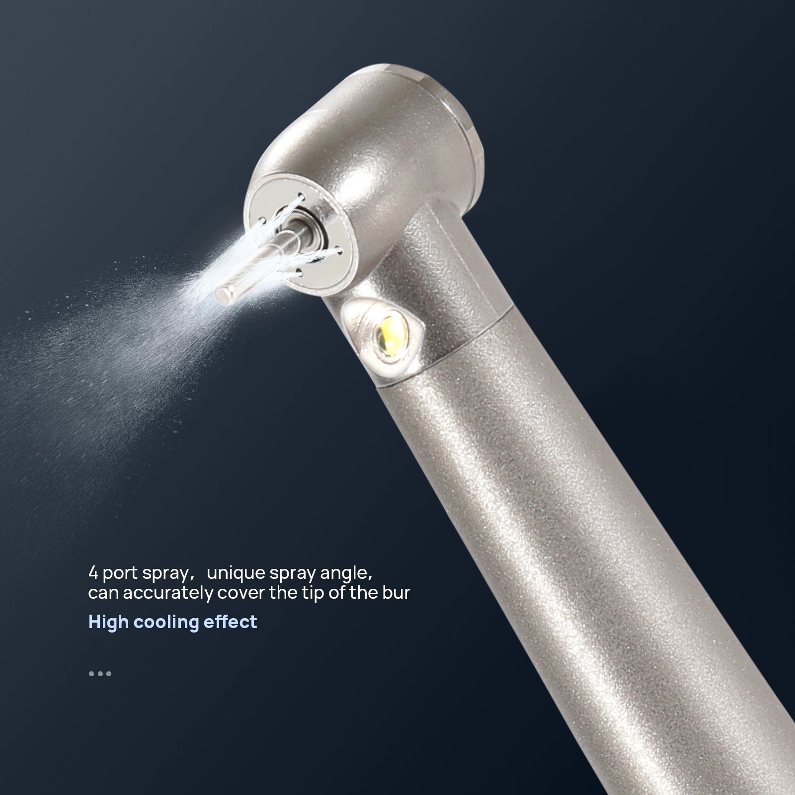 1* E-generator LED Fiber Optic Air Turbine High Speed Handpiece 4 HOLES
