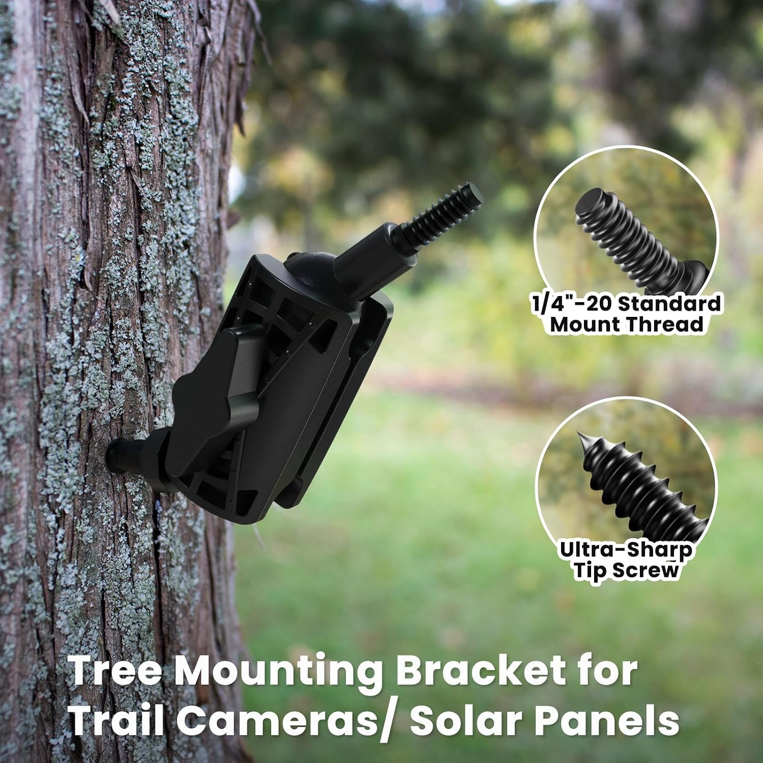 Adjustable Trail Camera Tree Mount: Game Camera Outdoor Mounting Bracket Holder