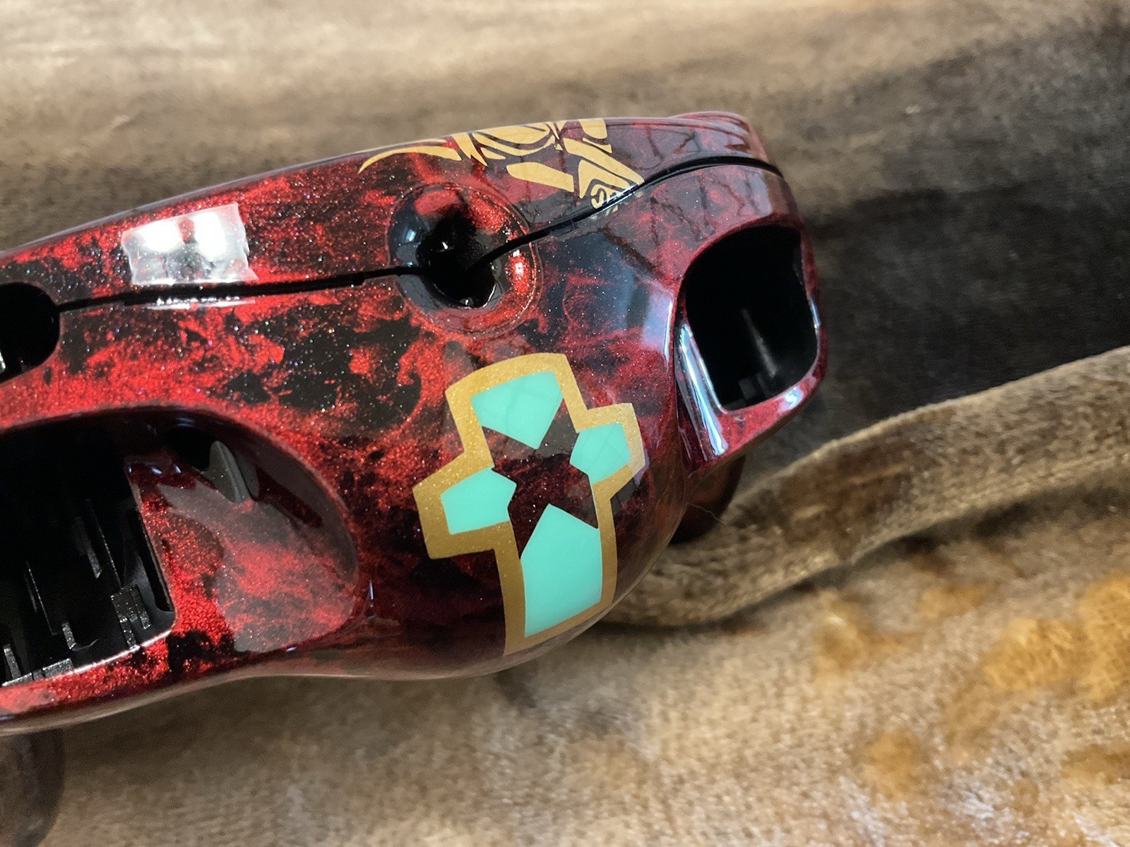 Custom Controller Paint Pyra Housing Shell Cover Nintendo GC NGC Gamecube