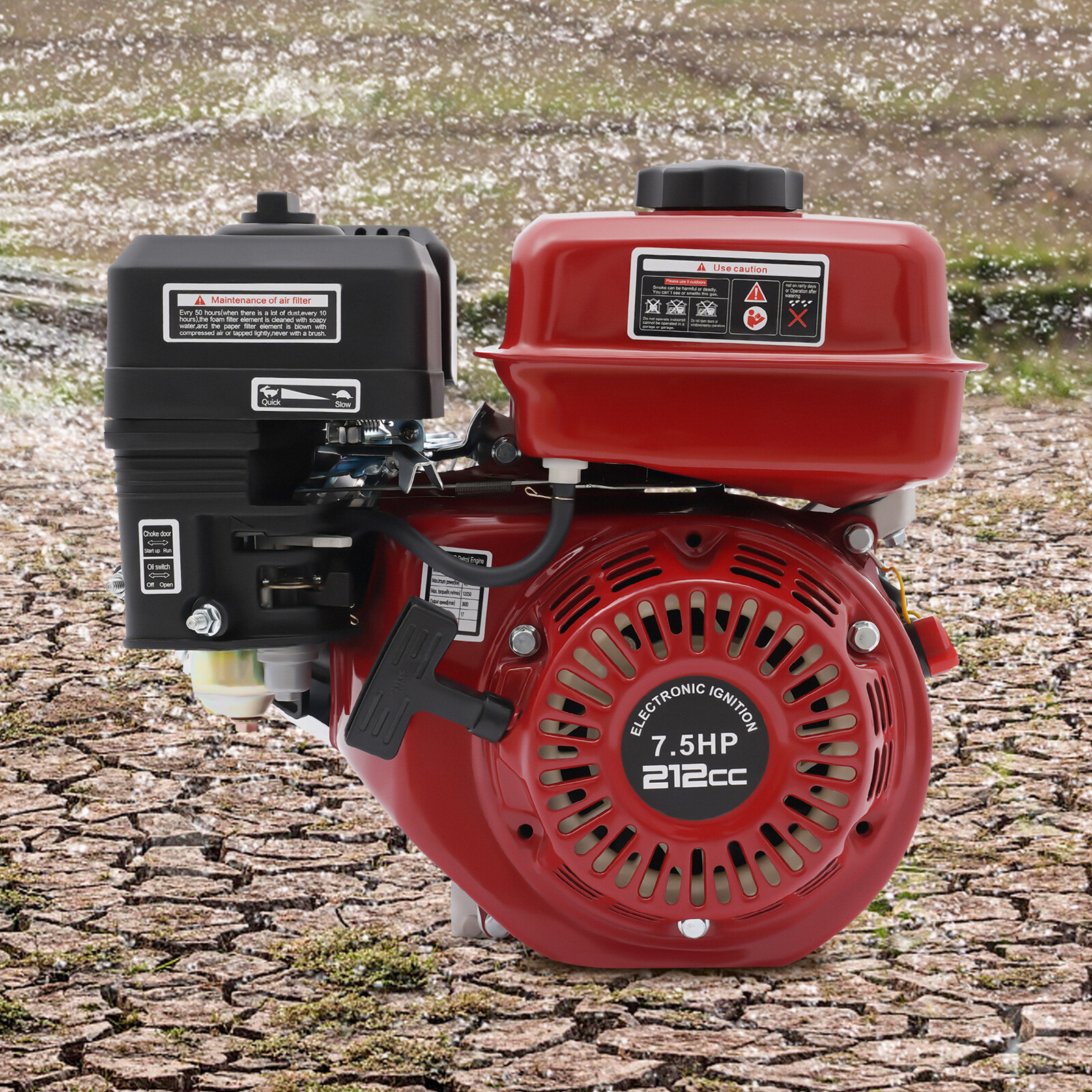 new 3000W Gas Powered Engine , 7.5 Hp Motor 4 Stroke Gas Powered Portable Engine