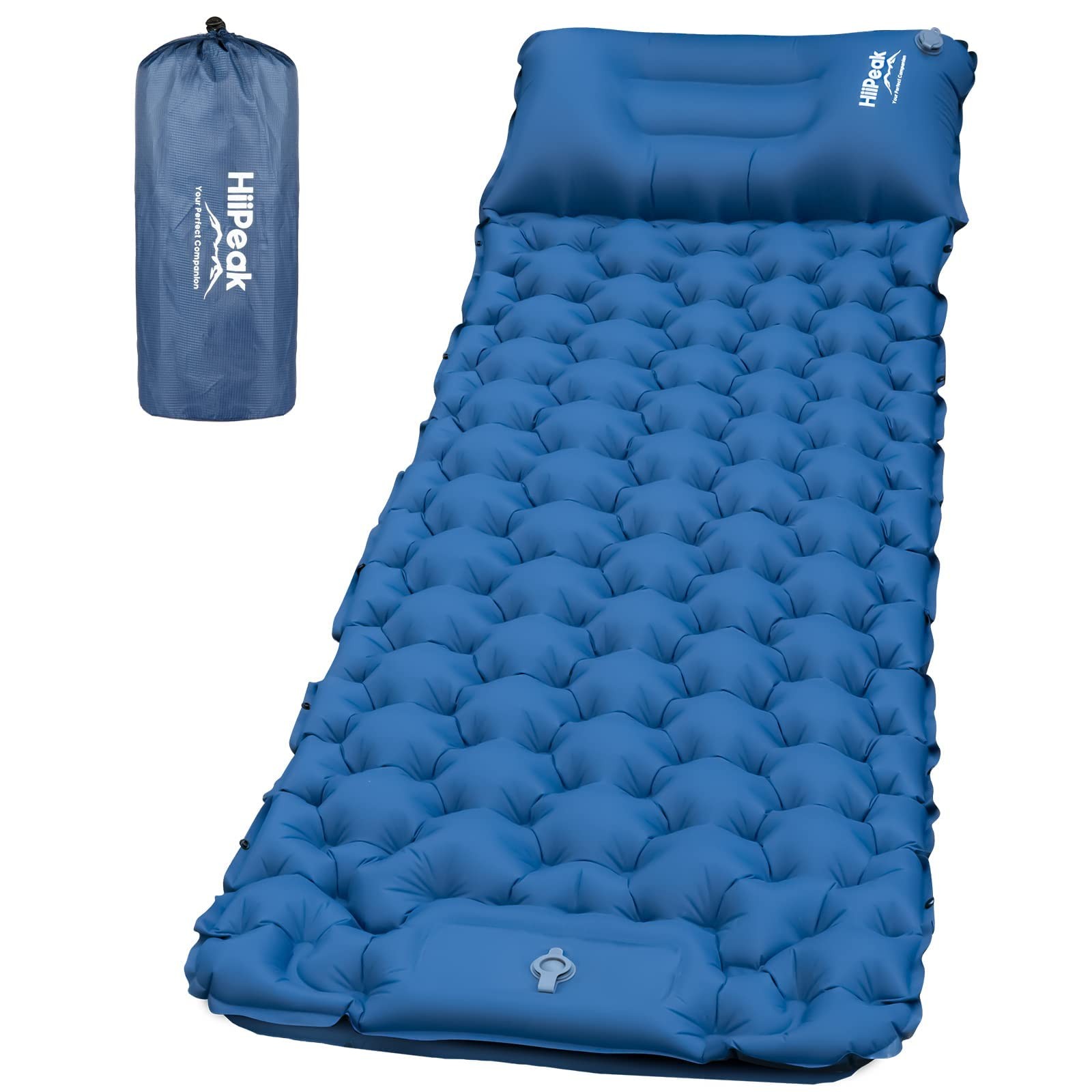Sleeping Pad for Camping- Ultralight Inflatable Sleeping Mat with Built-in Fo...