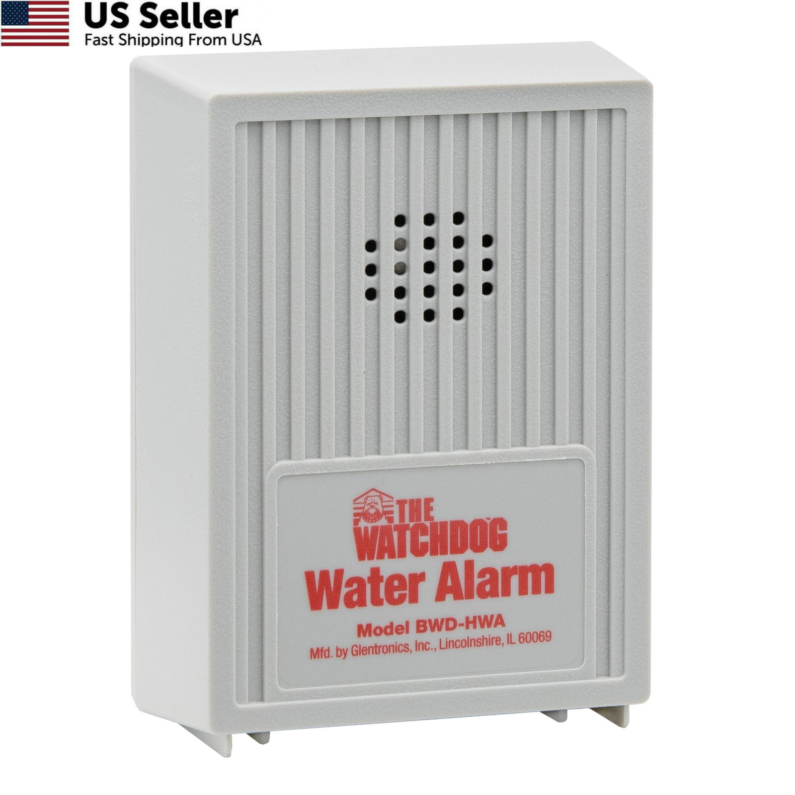 The Basement Watchdog 110 dB Water Alarm w/Detachable Sensor Pack of 1, White