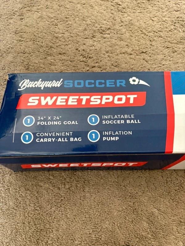 First Soccer Set, NEW in Bag. Ages 4+