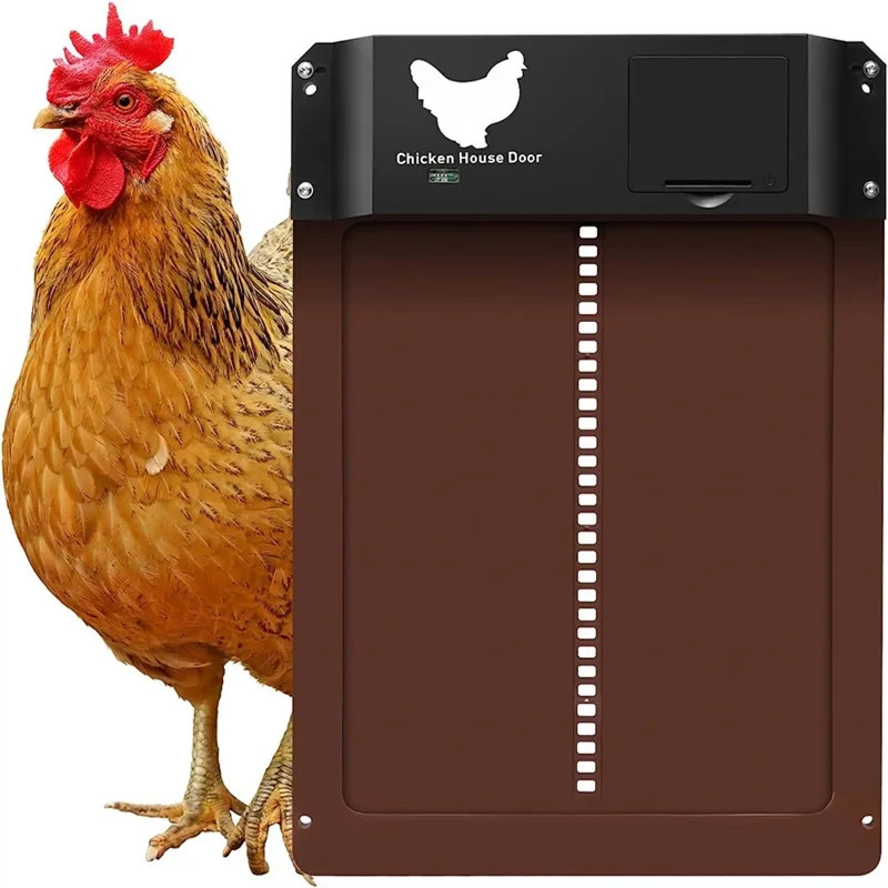 Automatic chicken coop door sensor light automatic door opener for chickens chickens