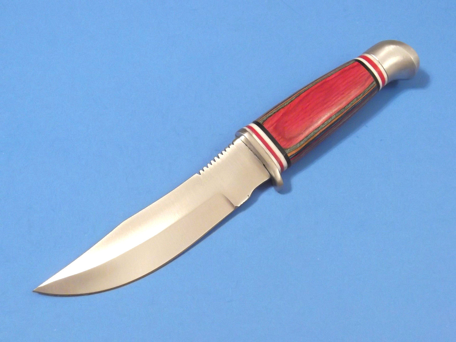 SMALL TIGER SKINNER 203285 Color wood fixed blade knife 8 1/2" overall PA3285