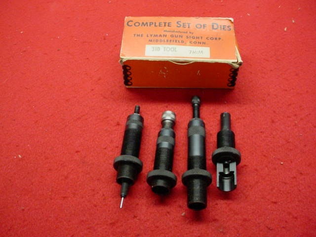 Lyman 310 Reloading Dies- 7mm Mauser- Lot of 4 -  Nice !! (H)