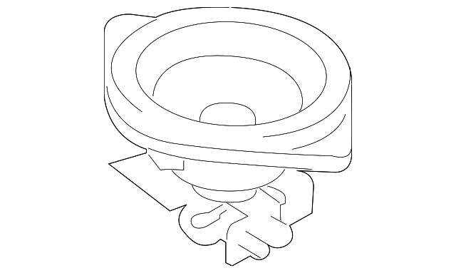 Genuine Ford Inst Panel Speaker CH6Z-18808-A