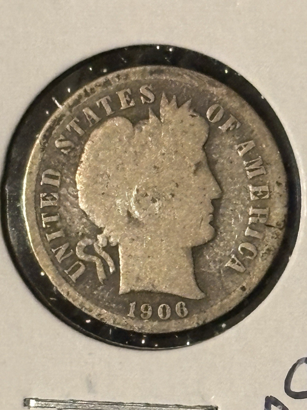 1906-O Barber Dime