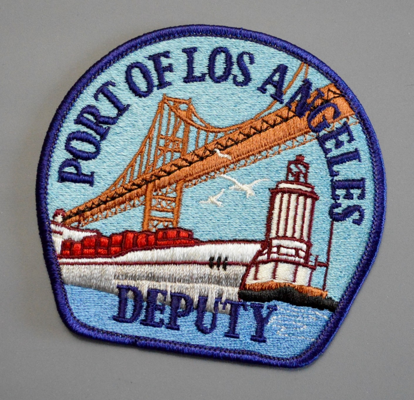 Port of Los Angeles California Deputy Patch ++ Mint CA