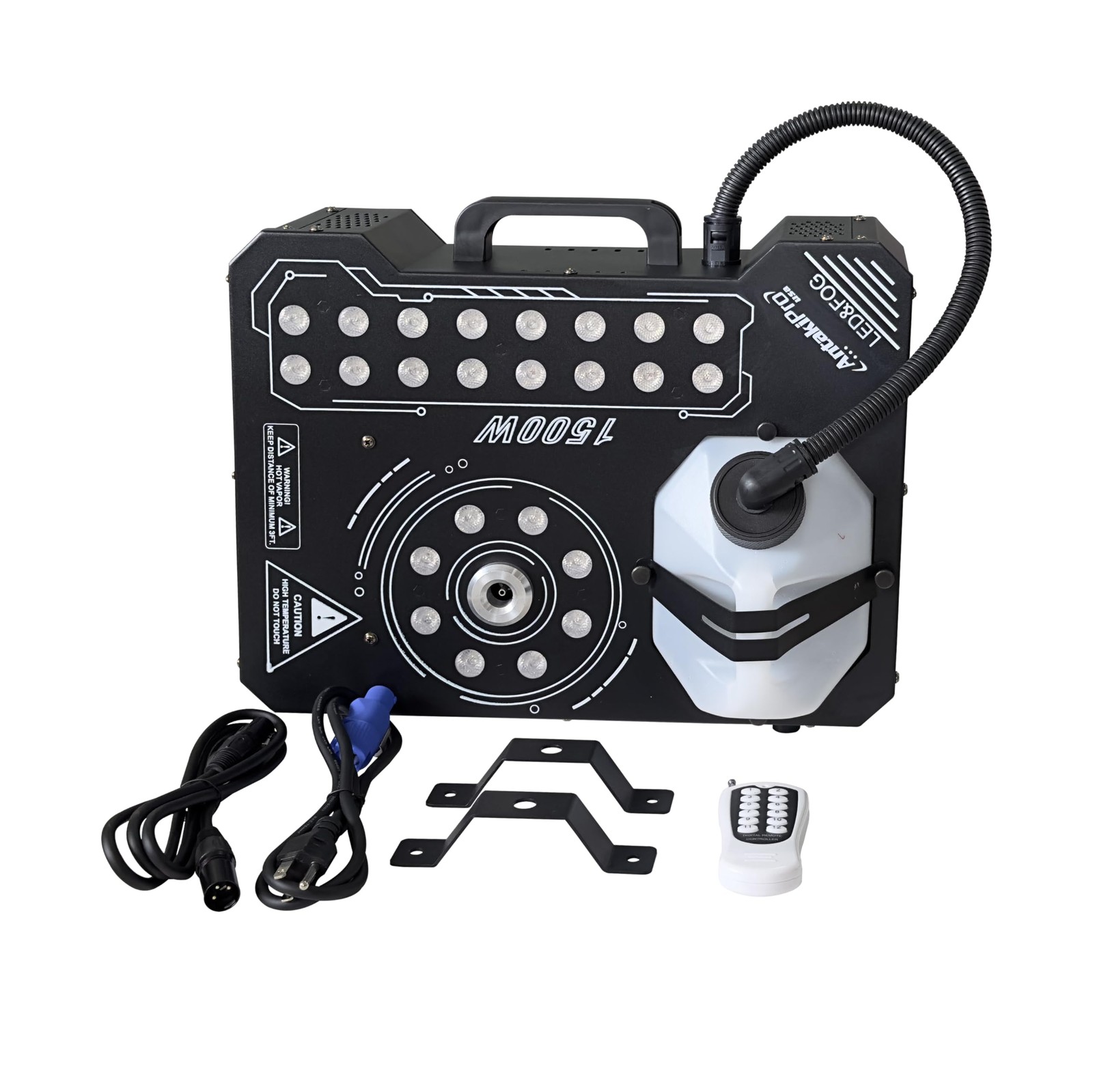 Antakipro APFOG1800 1800-Watt Fog Machine with RGB LED Lighting