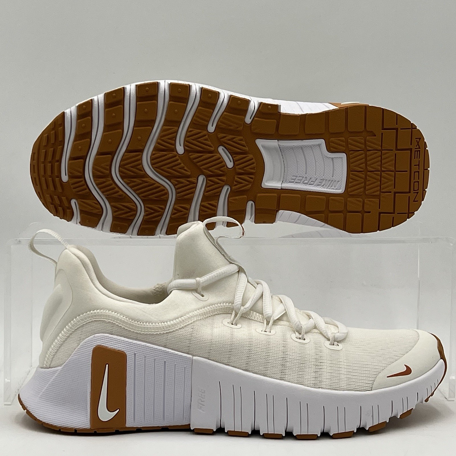 Womens Size 9.5 Nike Free Mecon 6 Sail Monarch White Shoe FJ7126 103 NEW