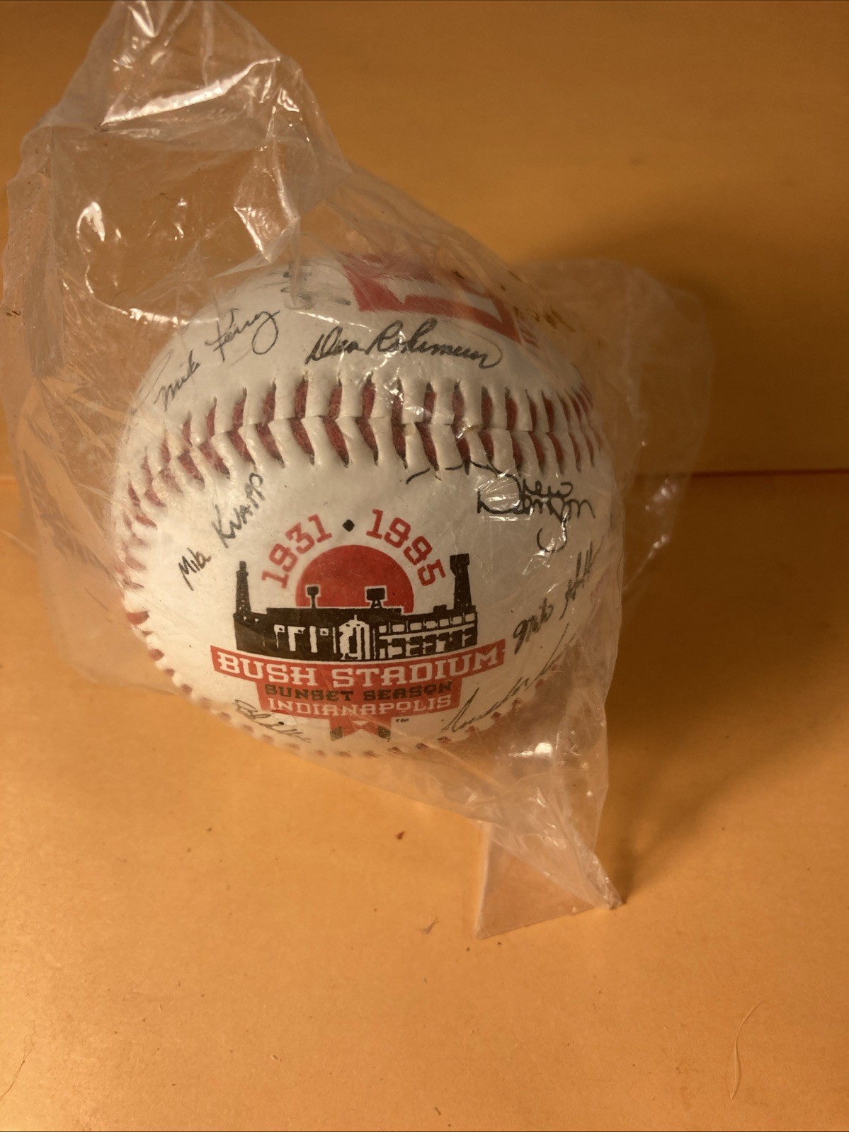 1931-1995 Bush Stadium Indianapolis Triple AAA  Facsimile  Autographs Baseball