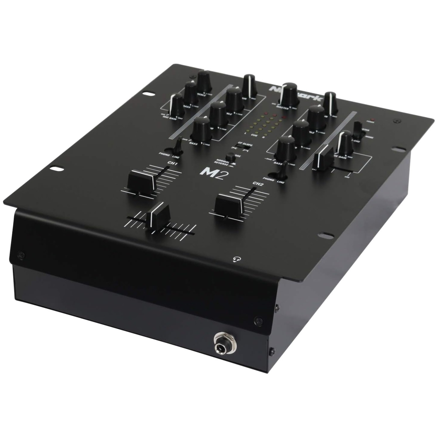 Compact 2-Channel Mixer for DJ Turntables and Media Players