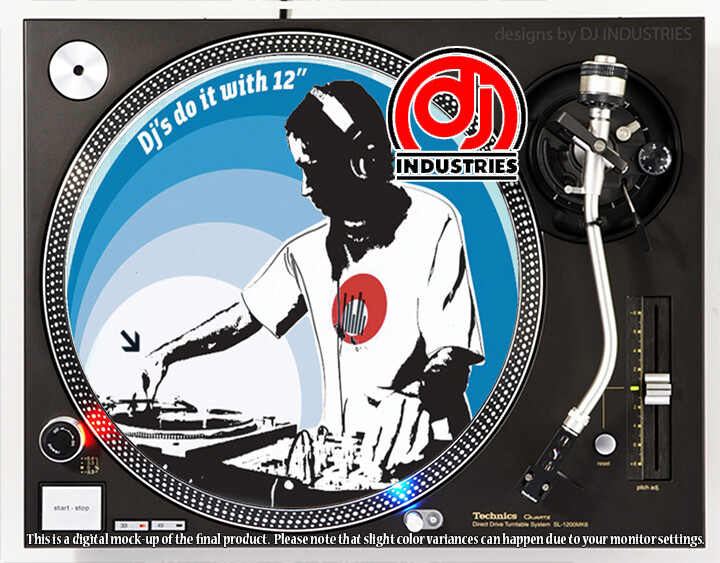 DJ's Do It - 7"-12" DJ slipmat for LP turntable record player